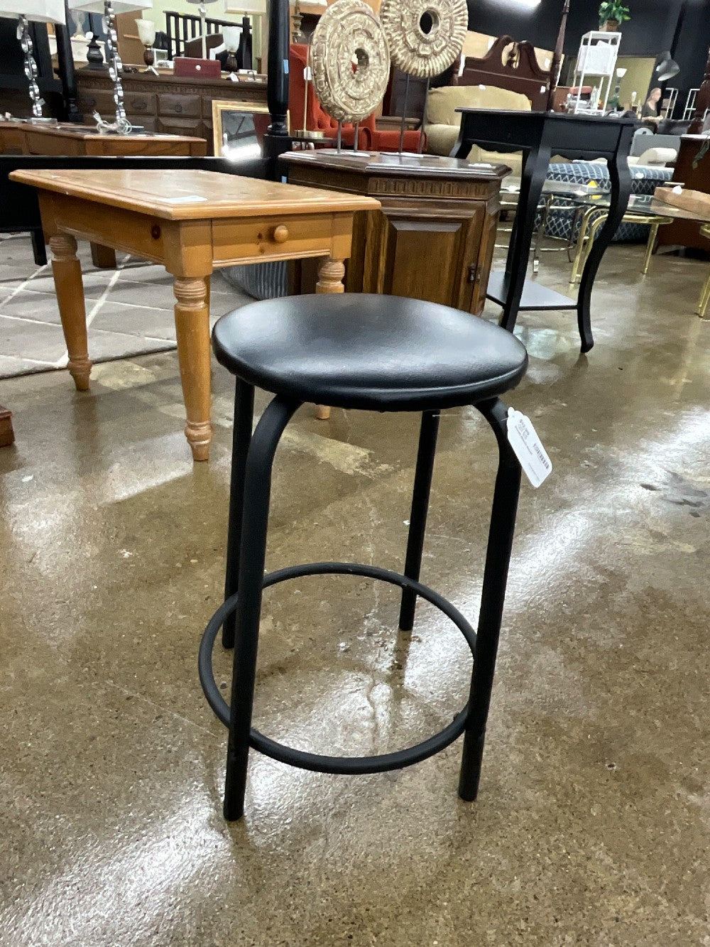 Small Black Stool