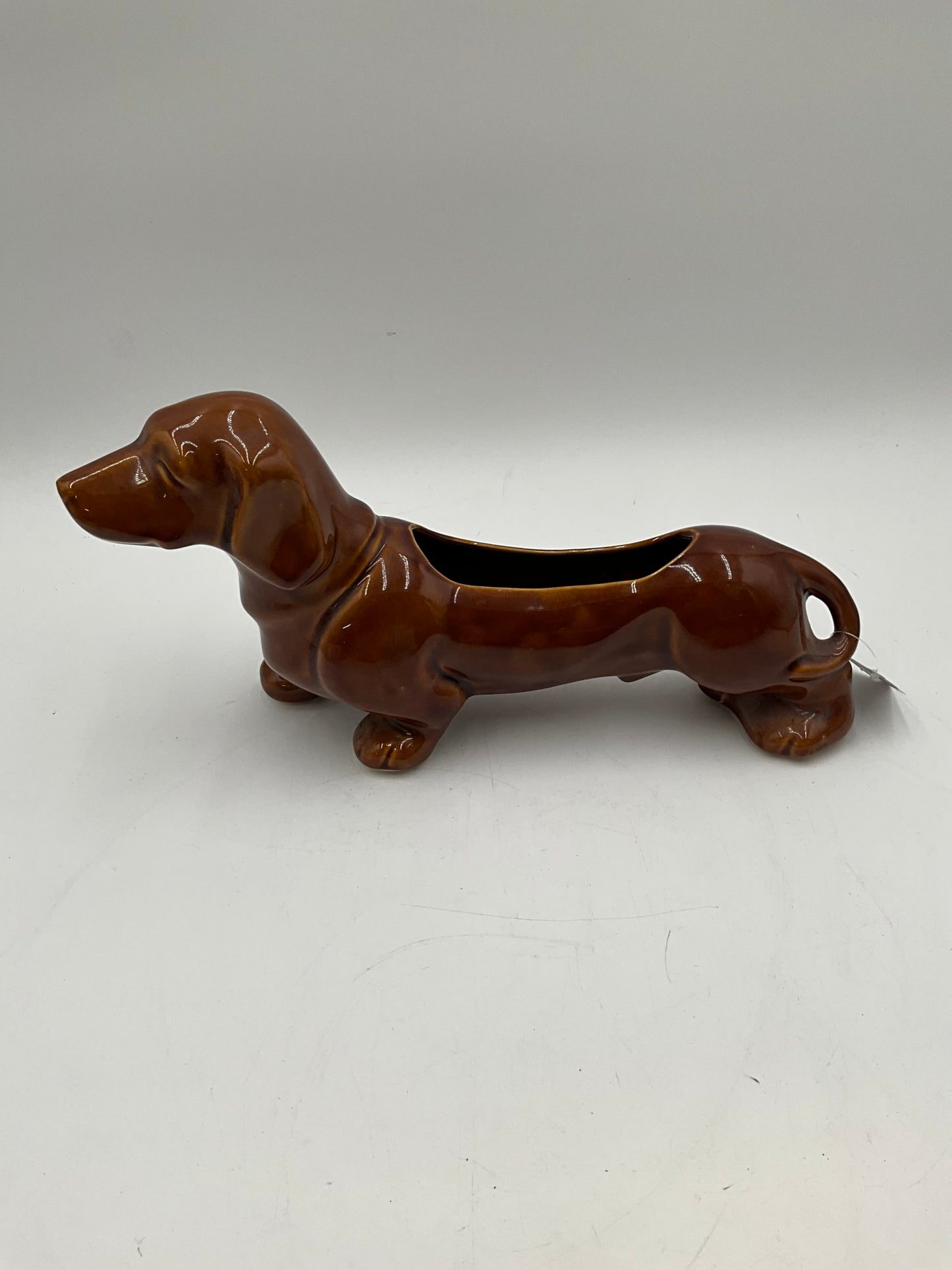 Vtg. Dachshund Planter