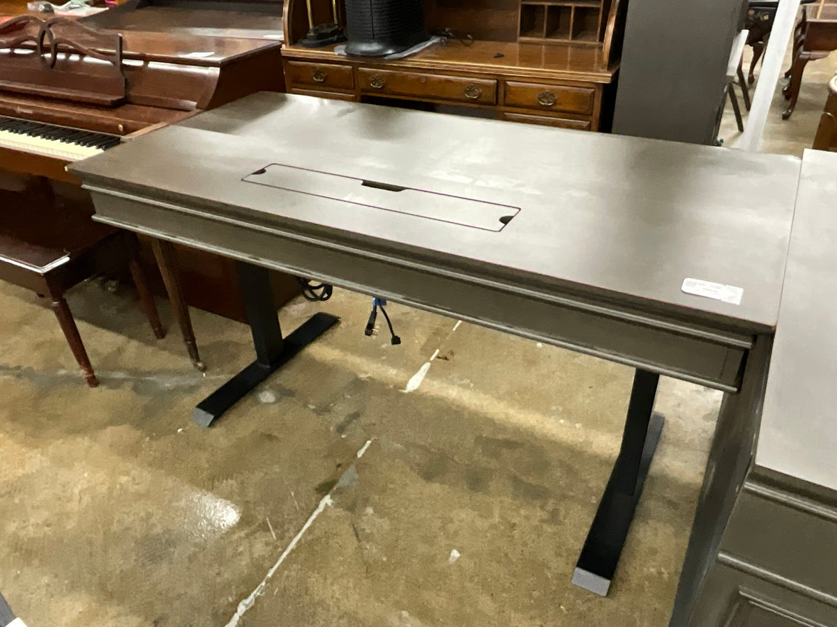 Aspen Home Grey Electric Lift Desk