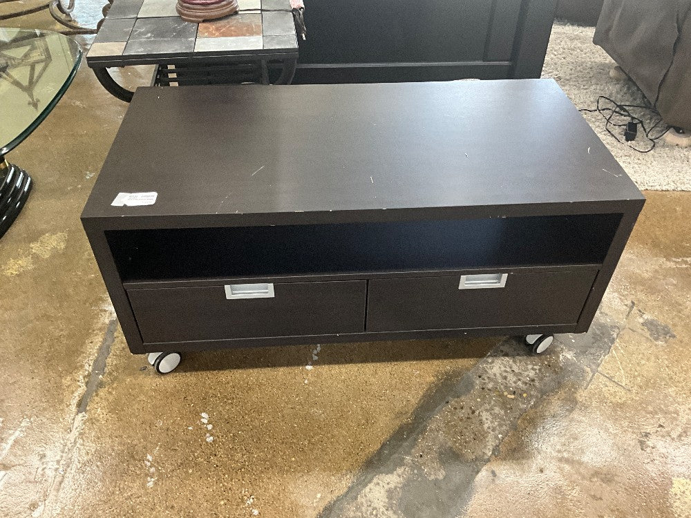 Black Coffee Table On Wheels