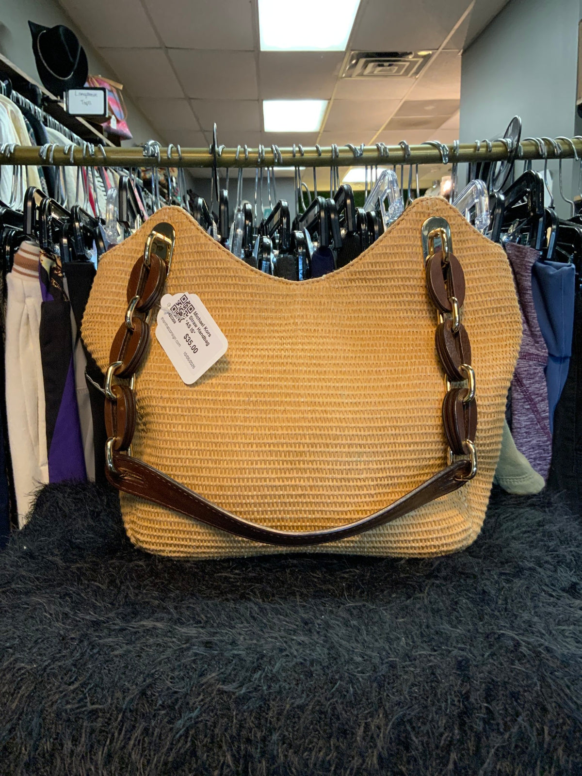 Michael Kors Straw Handbag *AS IS*