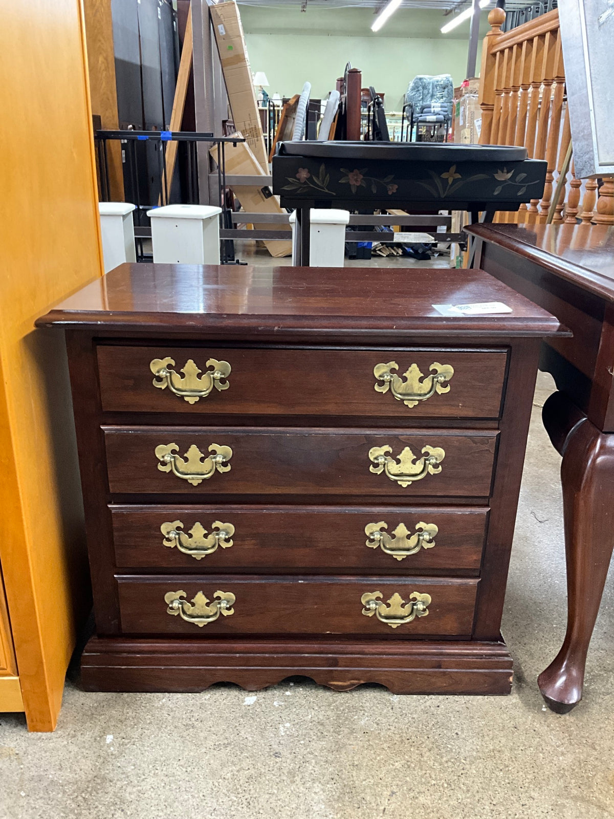 Ethan Allen Cherry 4 Drawer Chest
