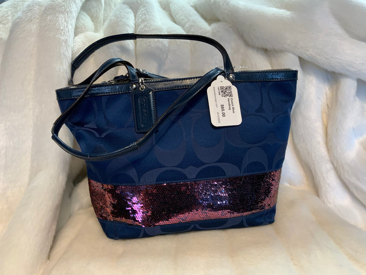 Coach Blue Handbag
