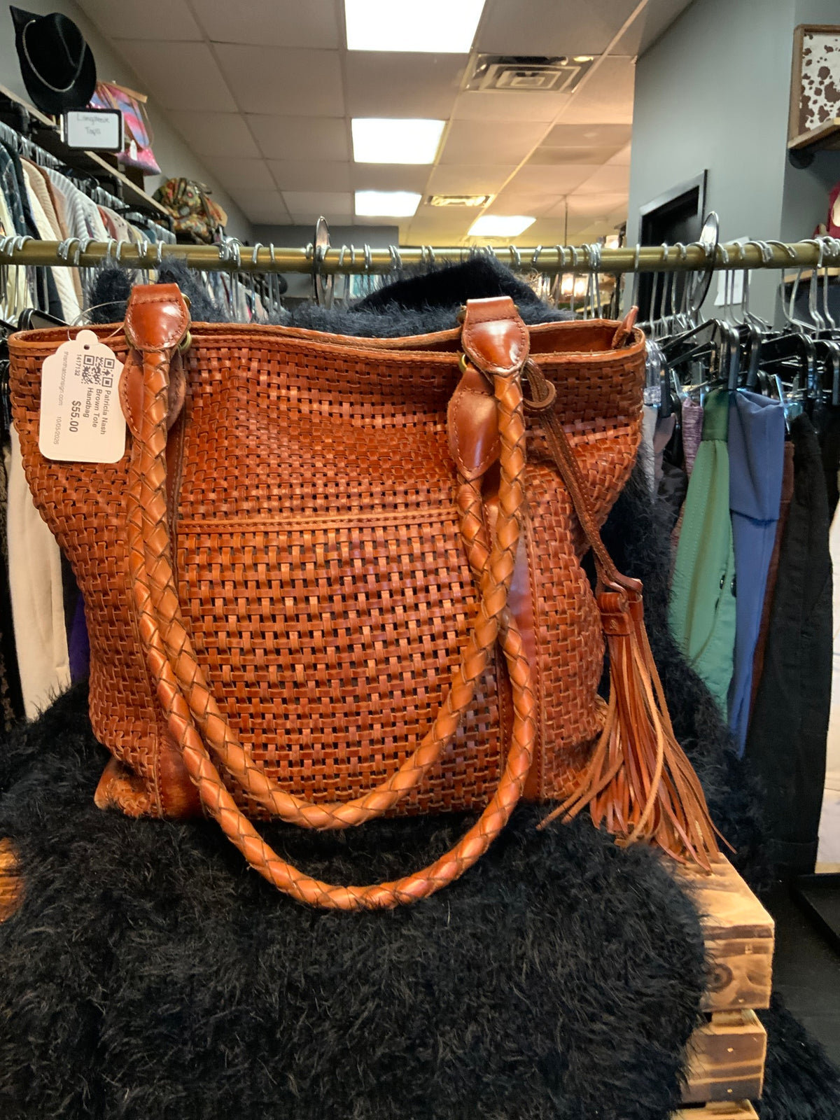 Patricia Nash Brown Tote Handbag