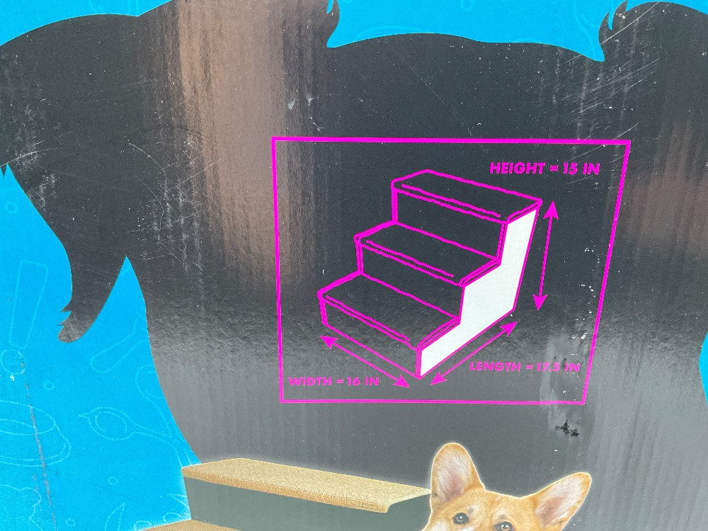 Playon Carpeted Pet Stairs