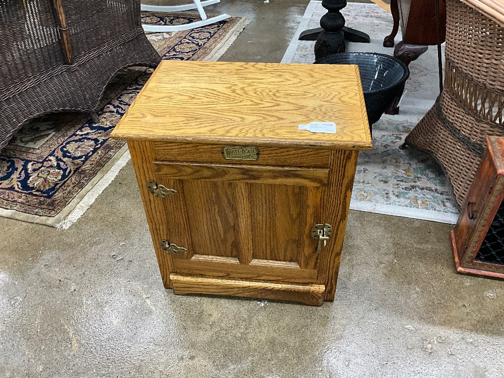 White Clad End Table