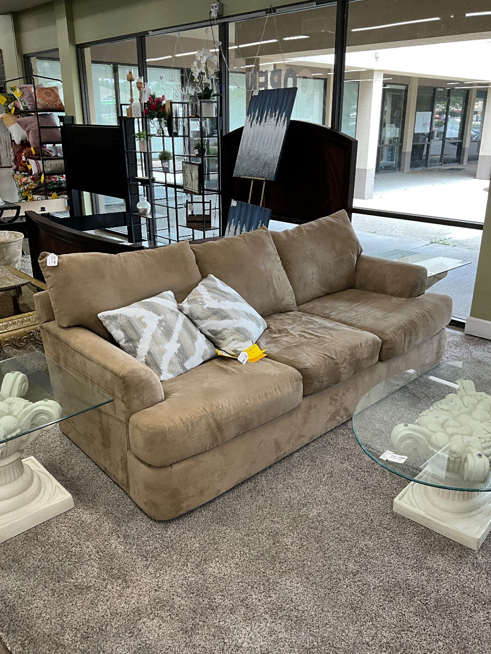 Klaussner Brown Sofa