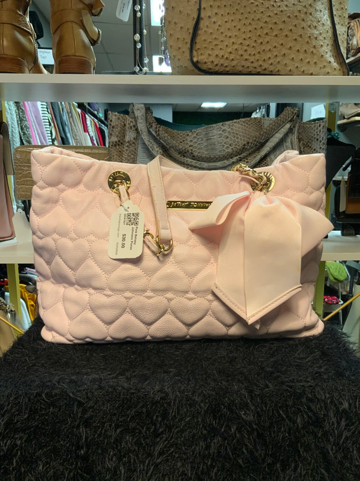 Pink Betsey Johnson Purse