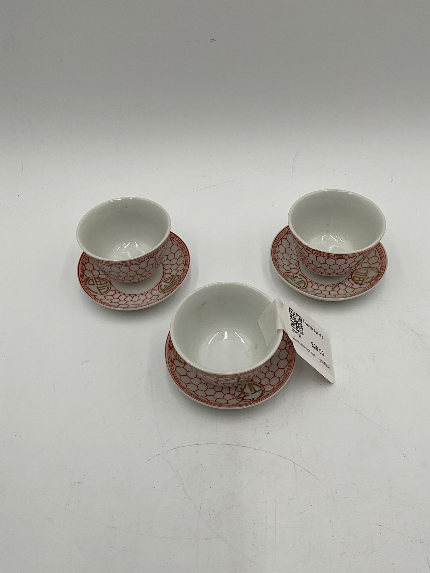 Teacup Set of 3