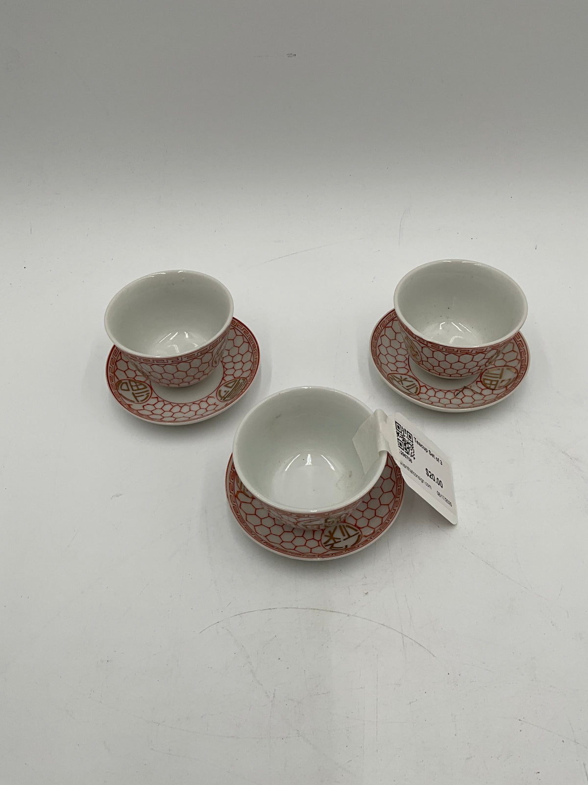 Teacup Set of 3