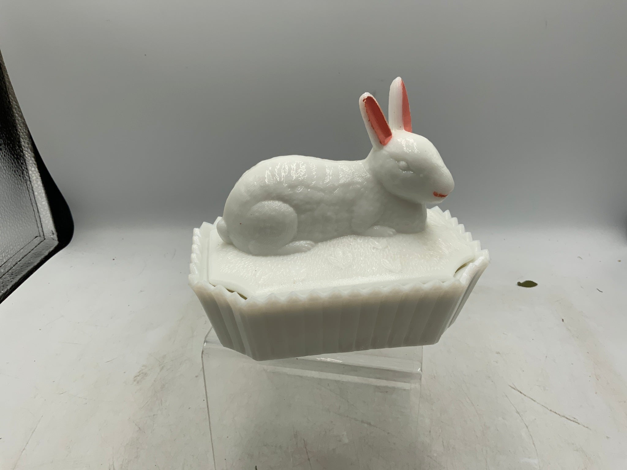 Westmoreland Milk Glass Bunny on Nest