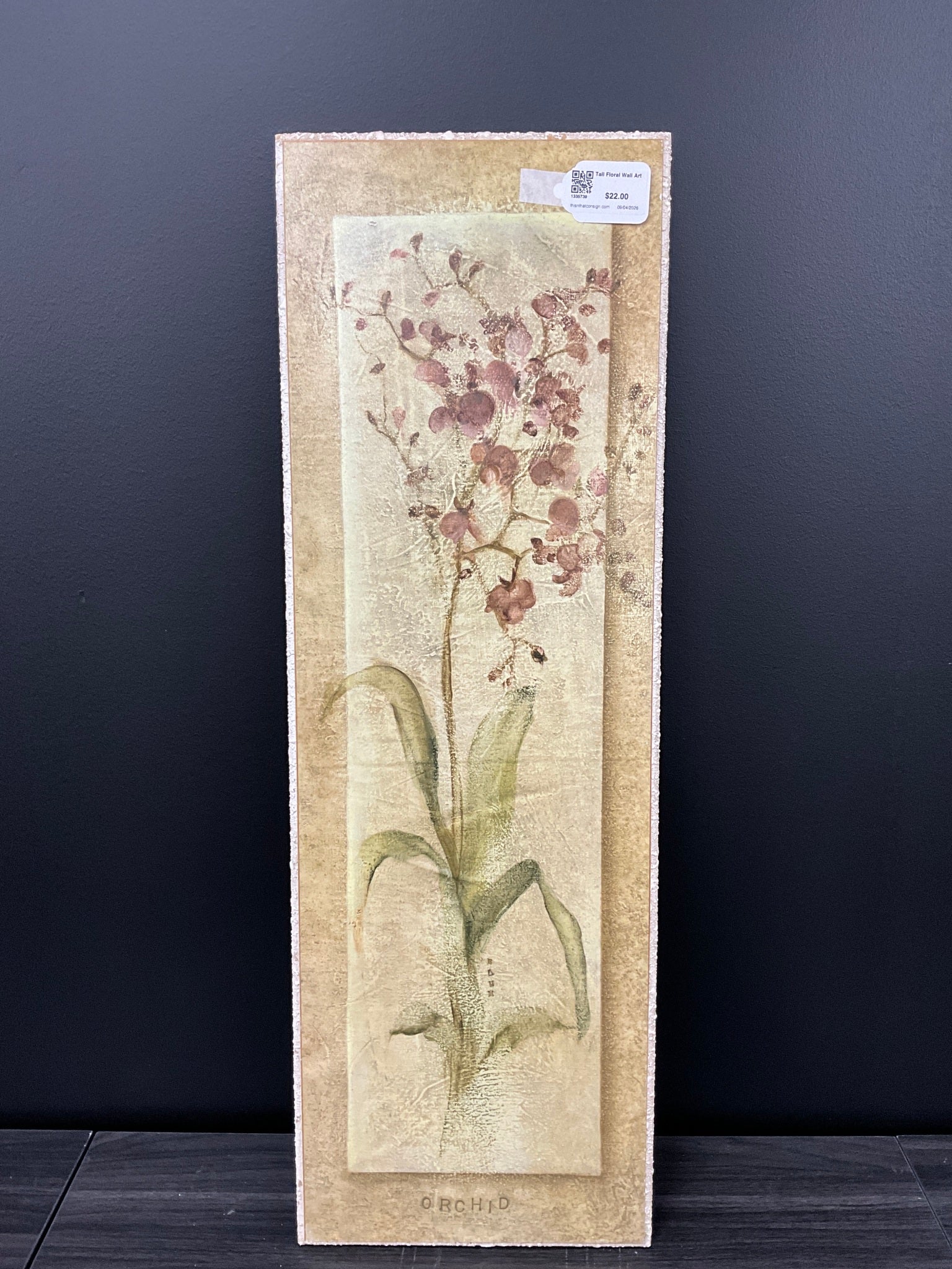 Tall Floral Wall Art
