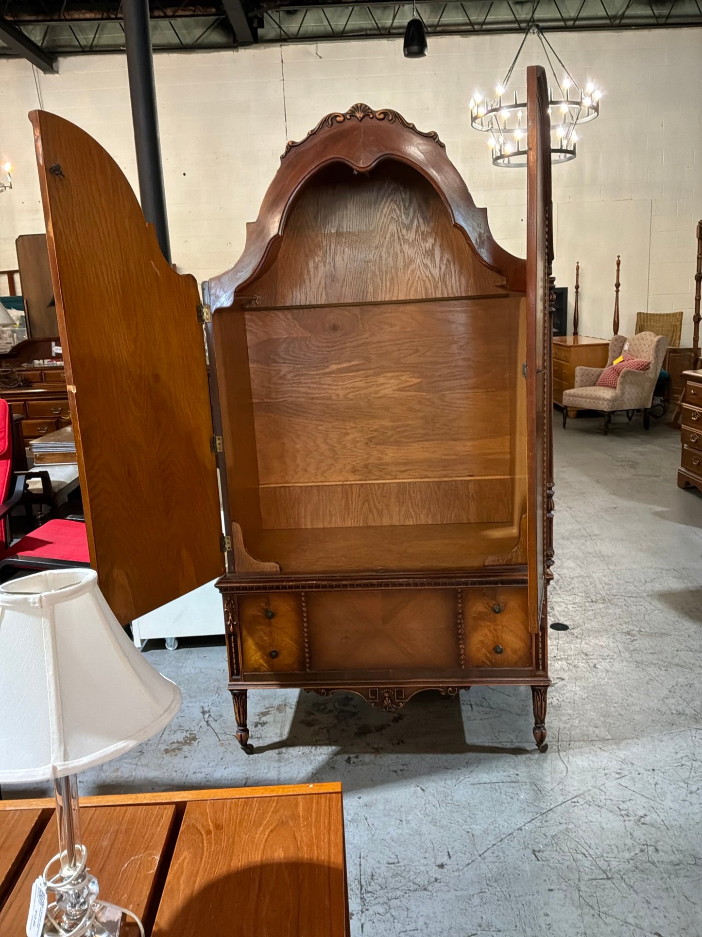 Wood Antique Style Wardrobe