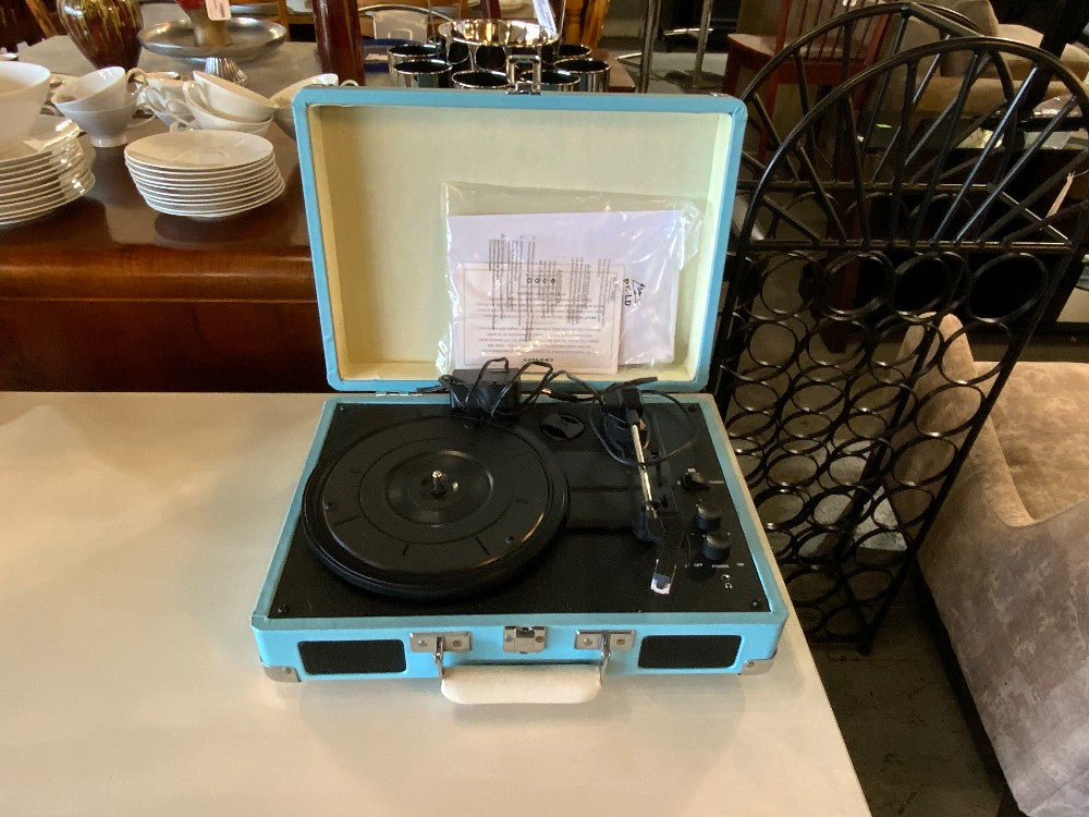 Blue Record Player