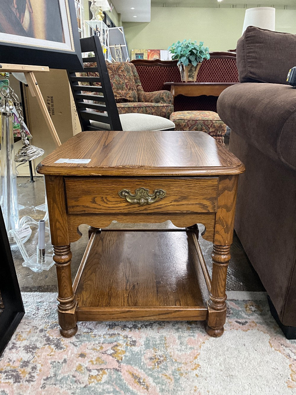 Brown End Table