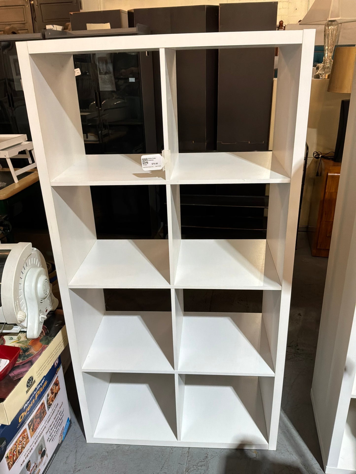 White Cube Shelves