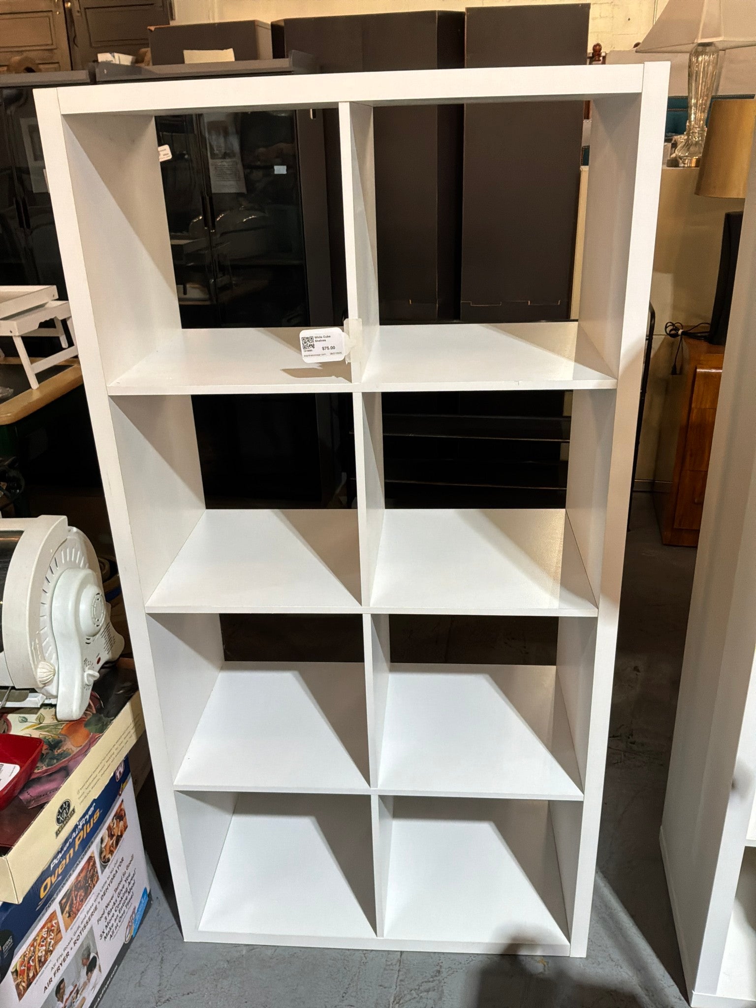 White Cube Shelves