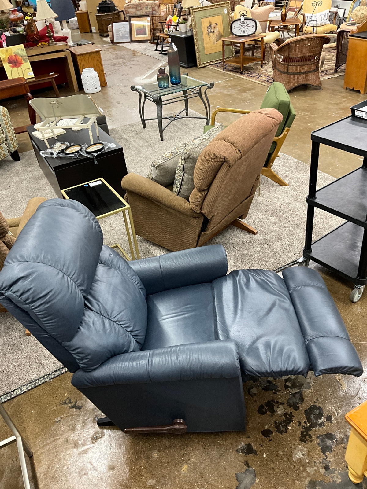 Blue Recliner