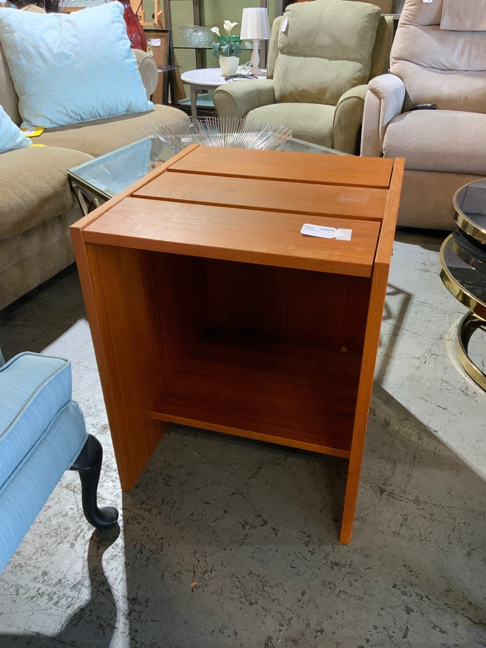 Wood End Table
