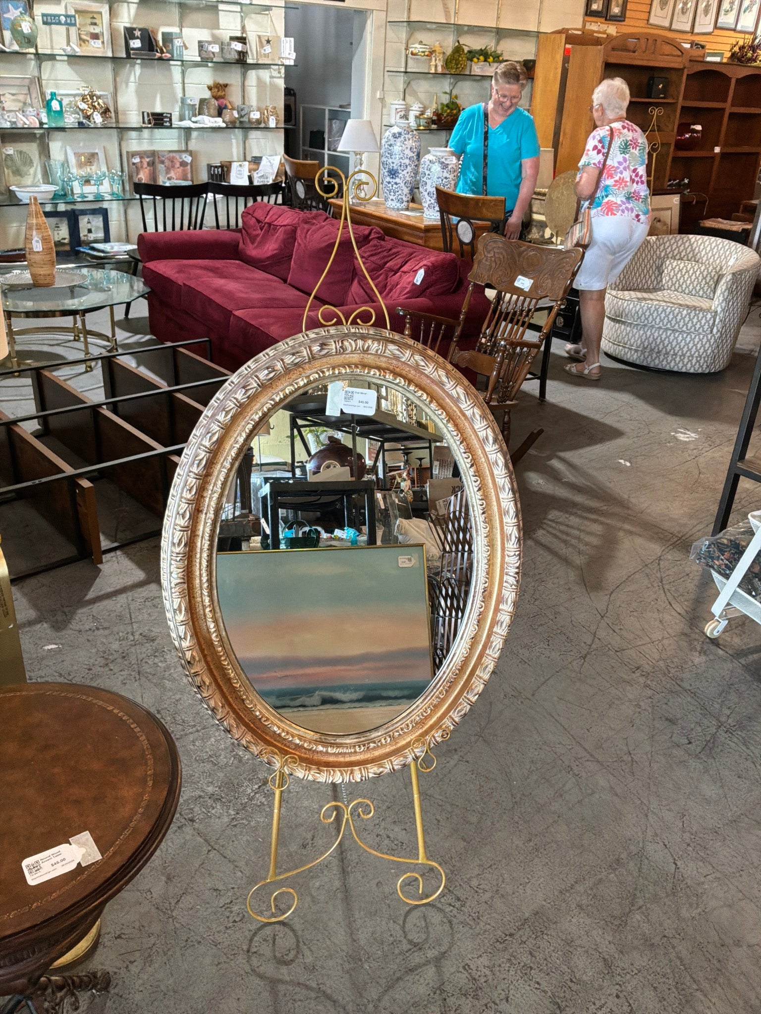 Oval Mirror