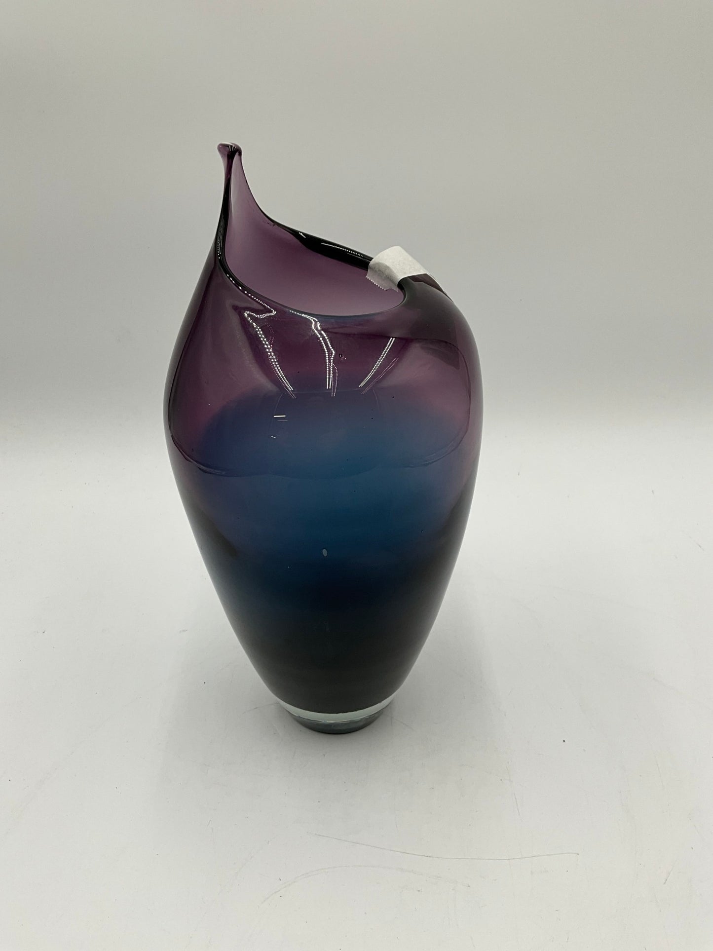 Hand Blown Purple Vase