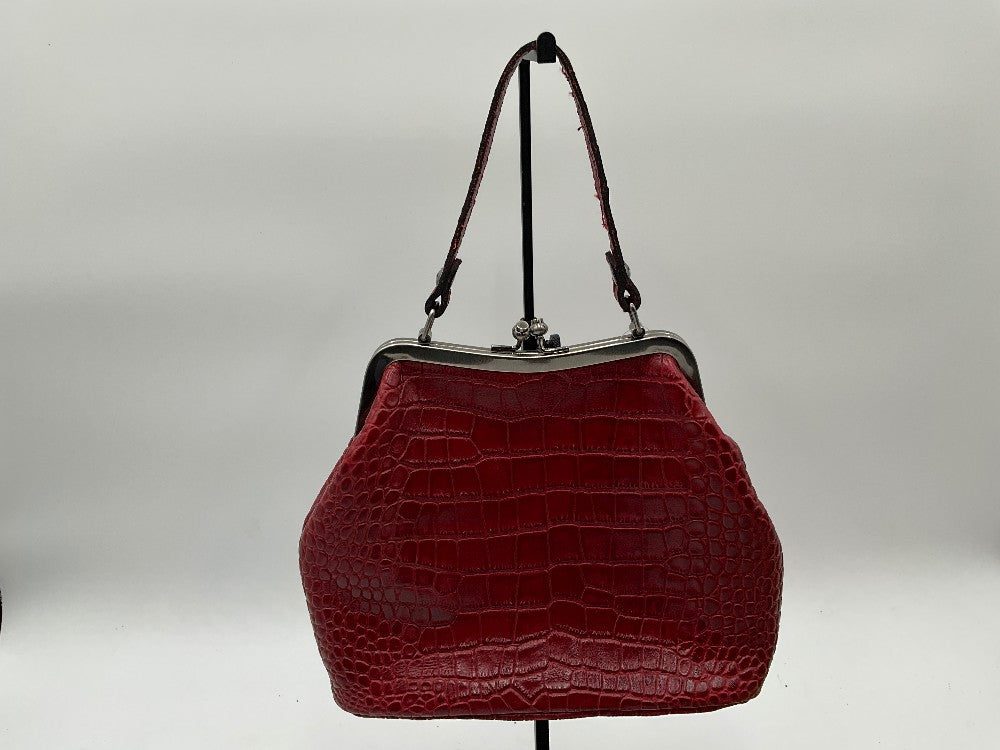 Patricia Nash Laurena Red Croc. Embossed Bag