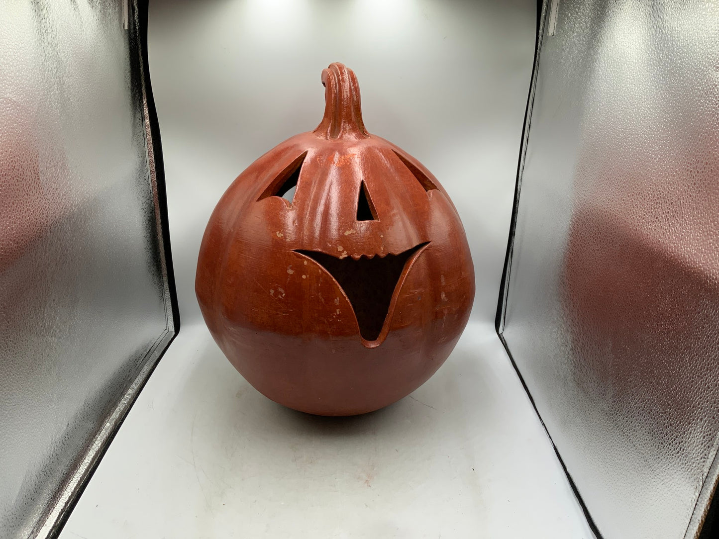 Lg Terracotta Pumpkin