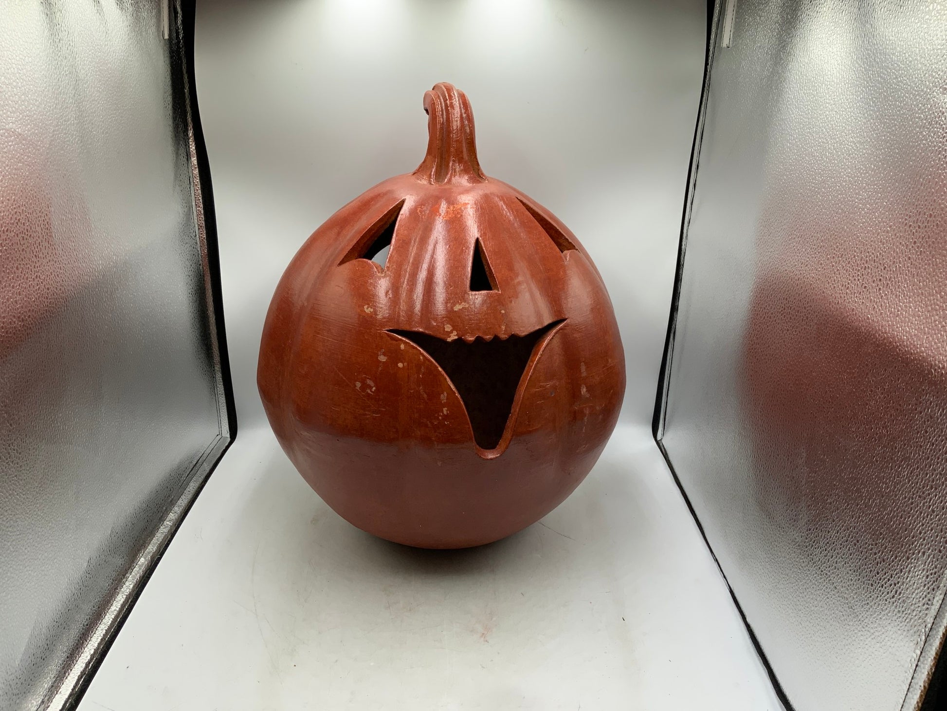 Lg Terracotta Pumpkin