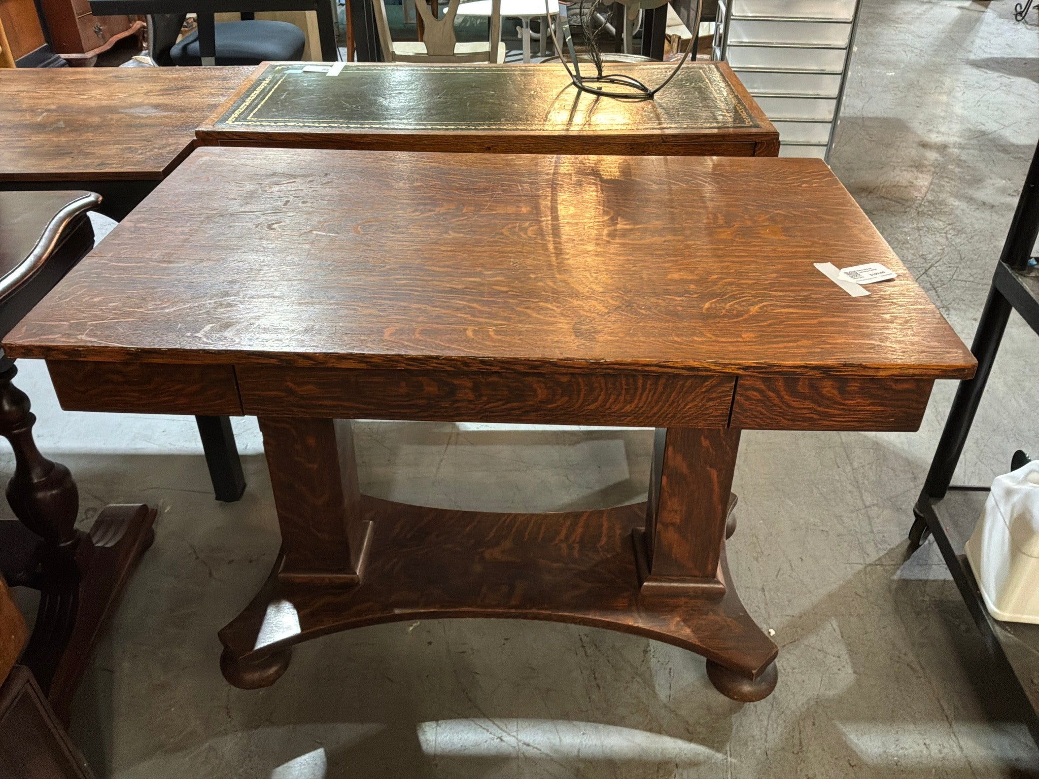 Dark Wood Library Table