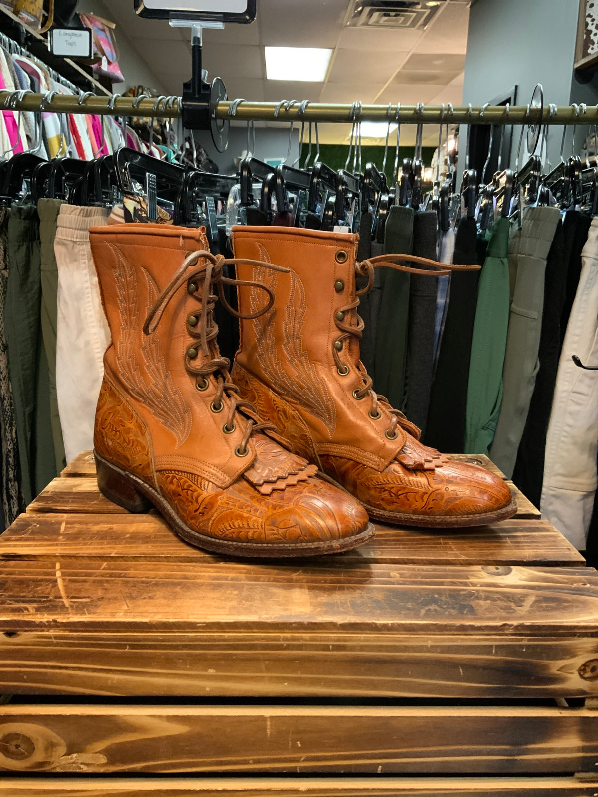Vintage Carry Mahon Sz Boots Sz 8