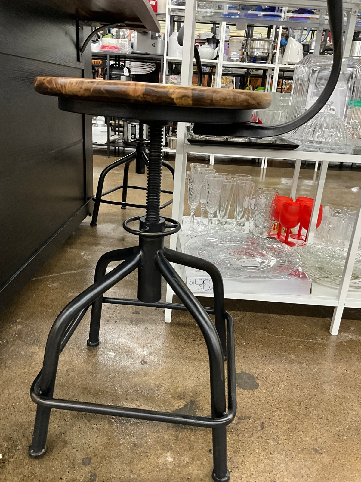 Highback Metal Barstool