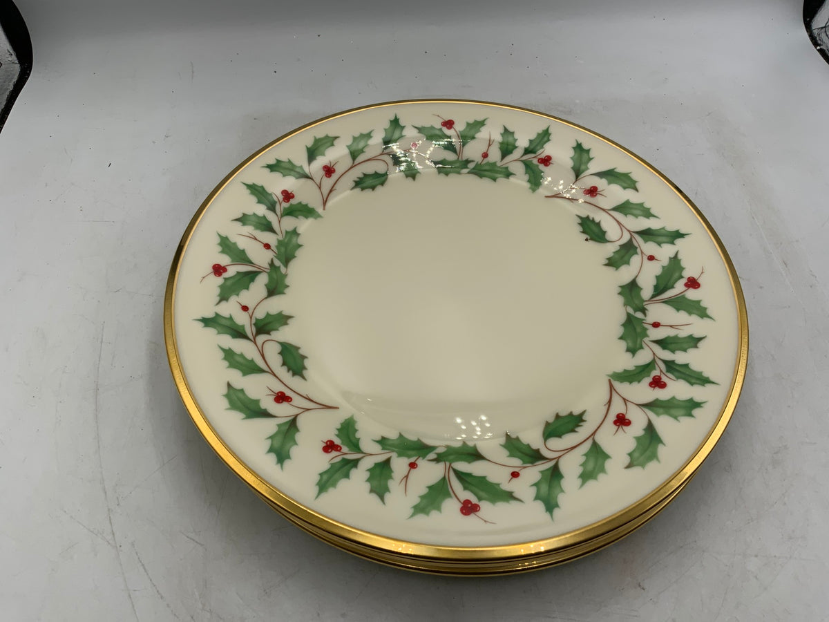 Lenox Holiday Dinner Plate Set of 4