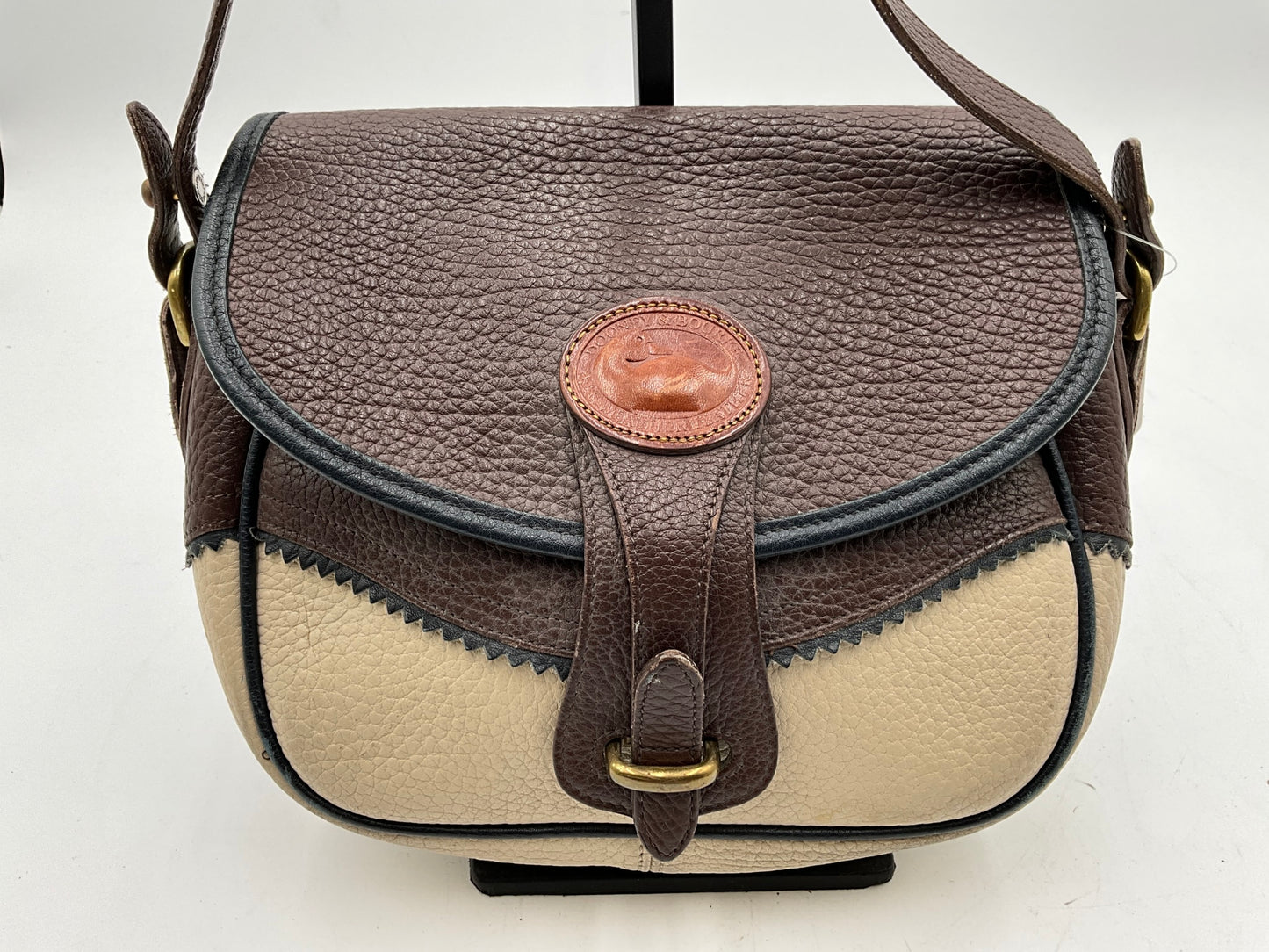 Vtg Brown & Cream Dooney & Bourke