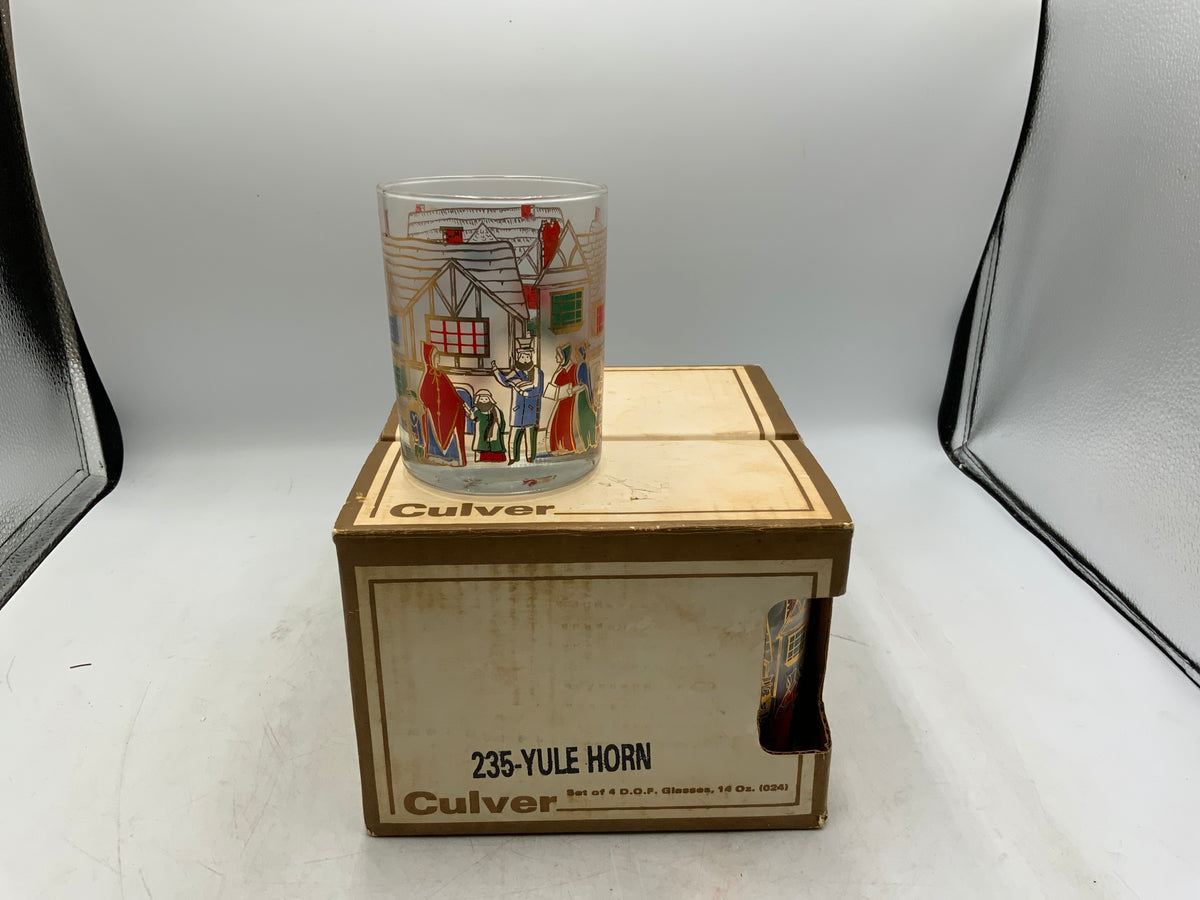 VTG Culver Carolers Glasses - Set of 4