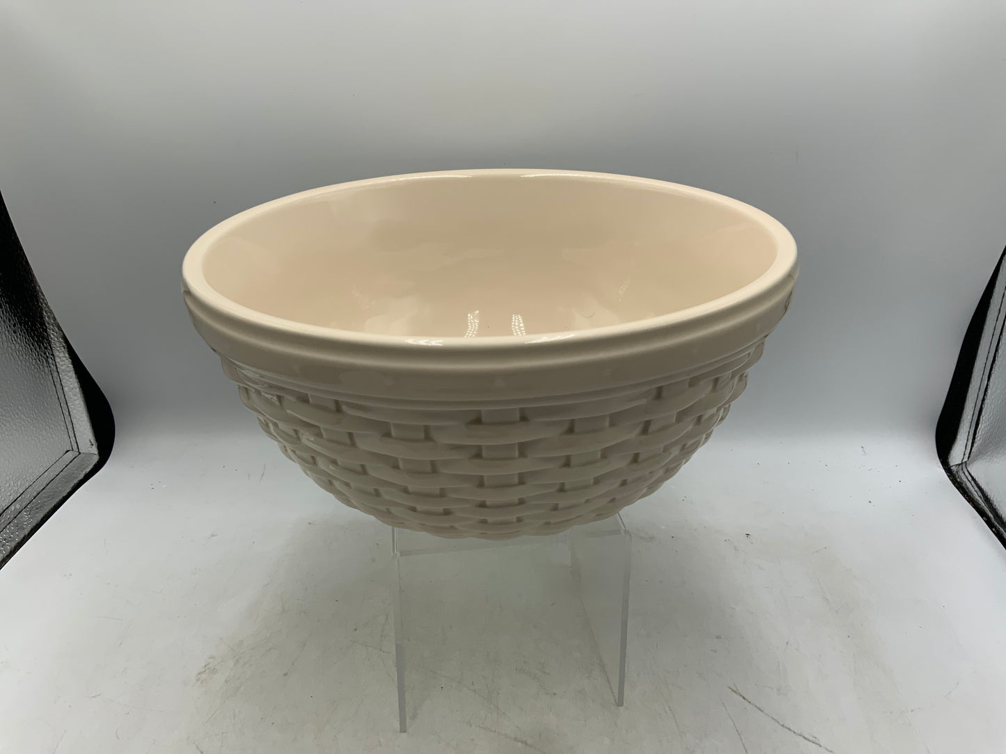 Longaberger Pottery Woven Reflections Mixing Bowl