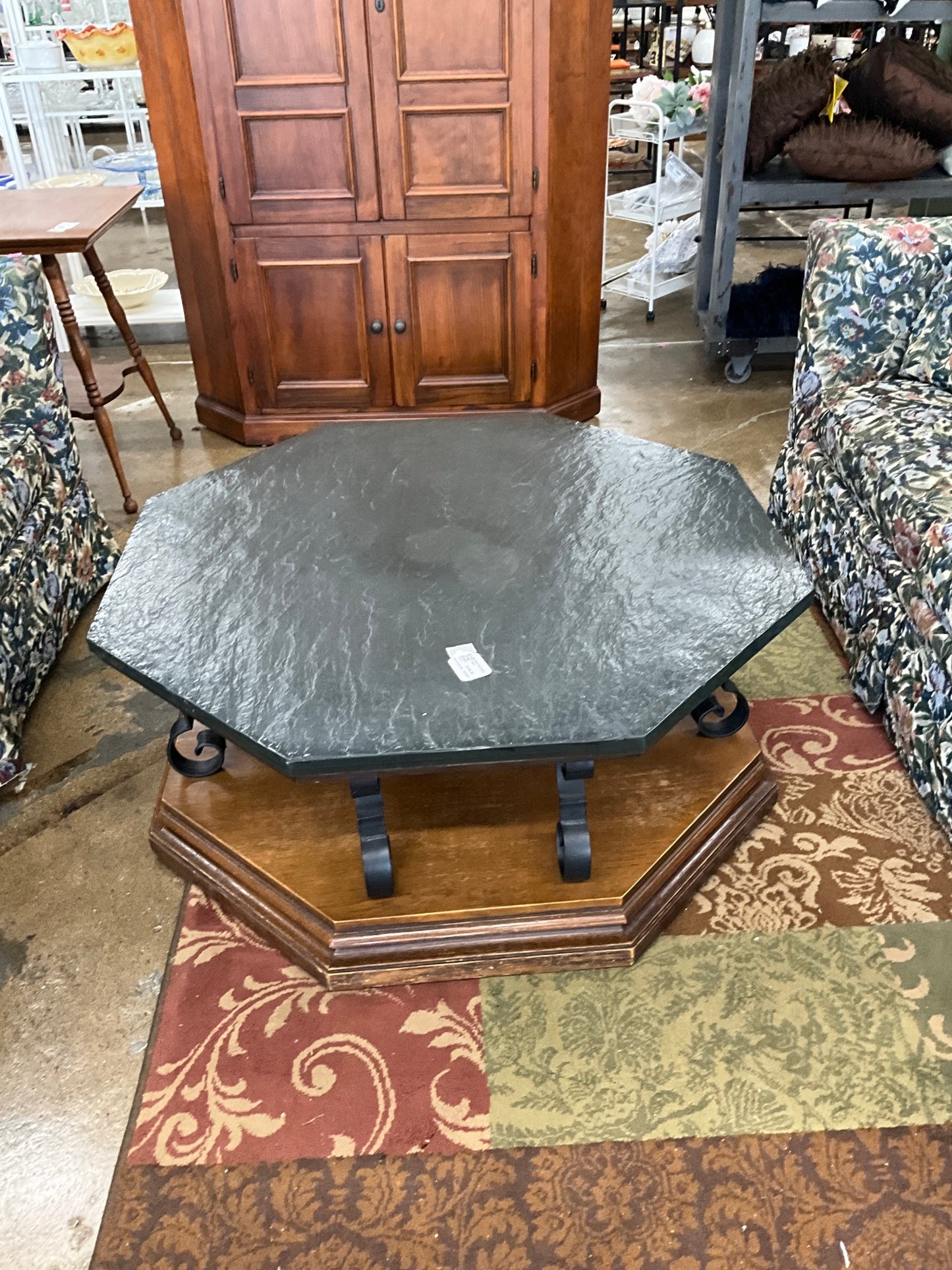 Stone Top Coffee Table