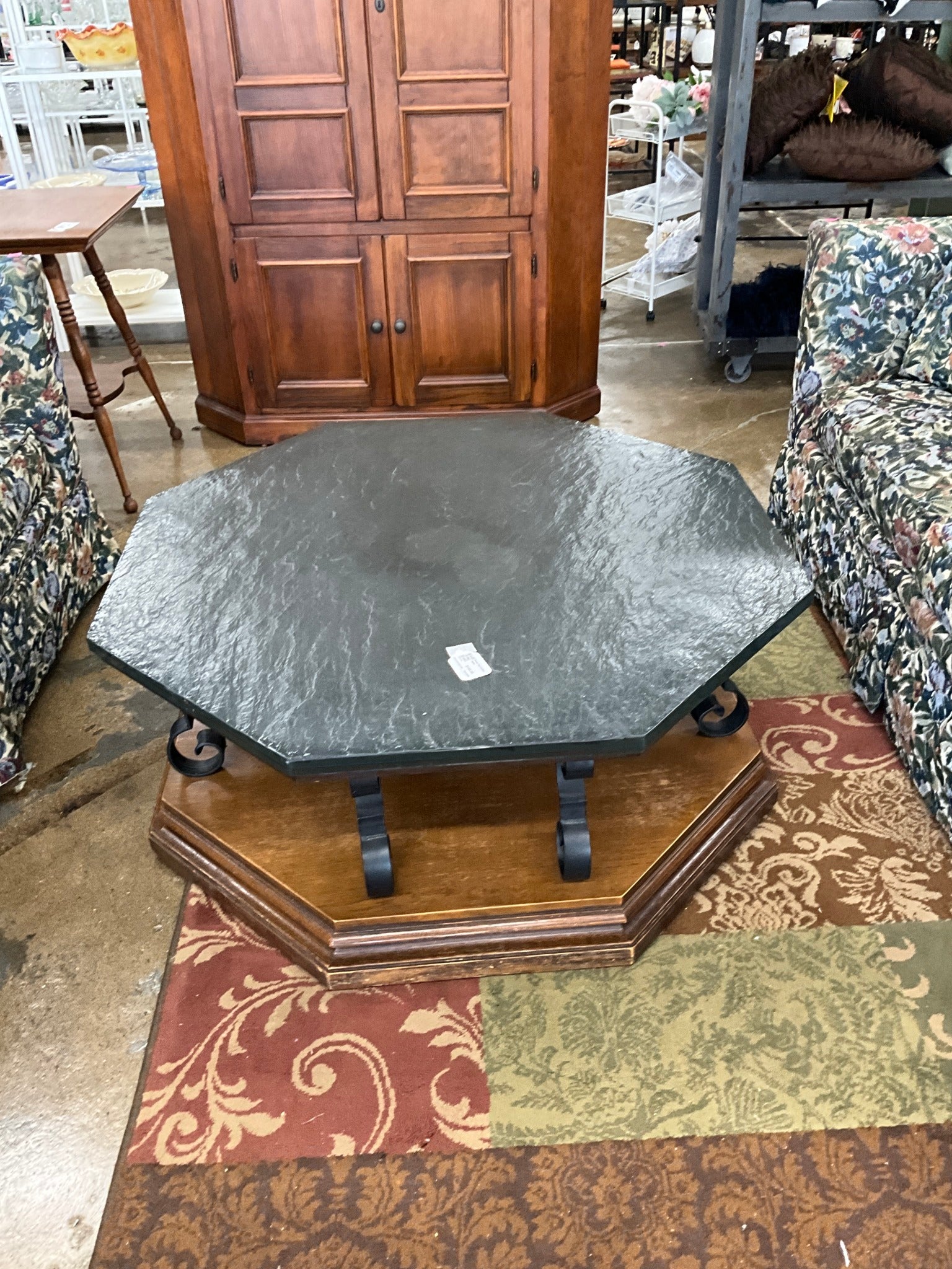 Stone Top Coffee Table