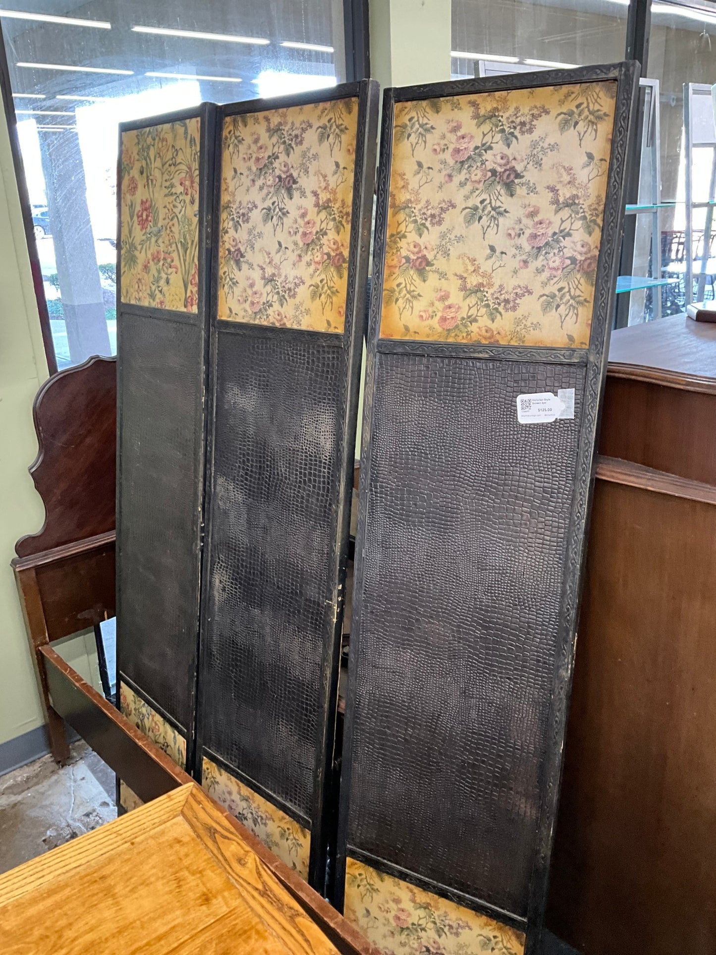 Victorian Style Screen 3pc