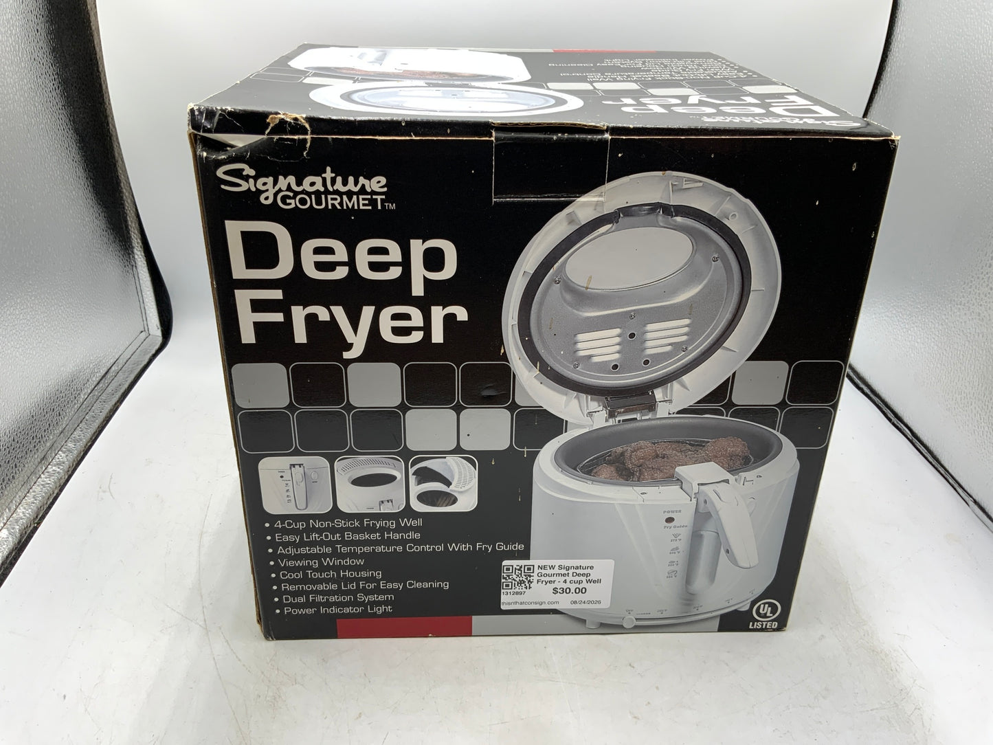 NEW Signature Gourmet Deep Fryer - 4 cup Well
