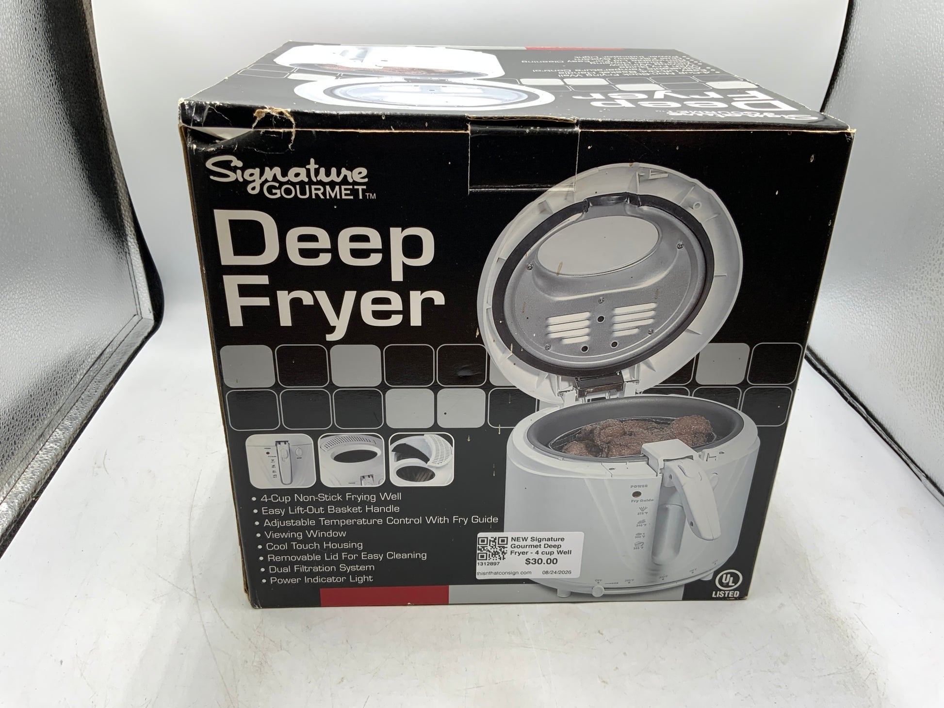 NEW Signature Gourmet Deep Fryer - 4 cup Well