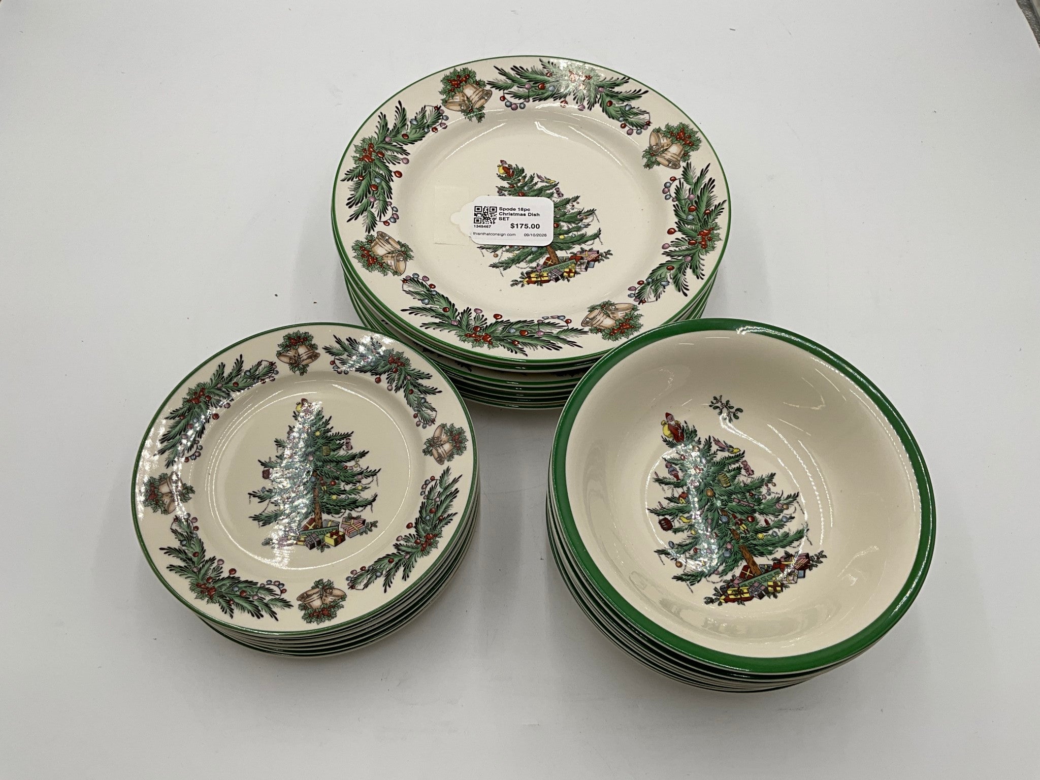 Spode 18pc Christmas Dish SET