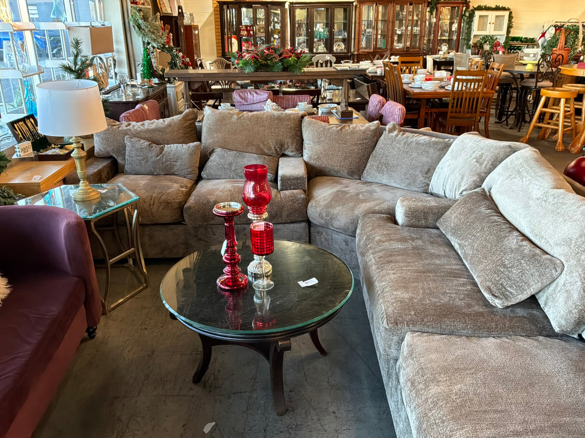 Large Dark Beige Sectional