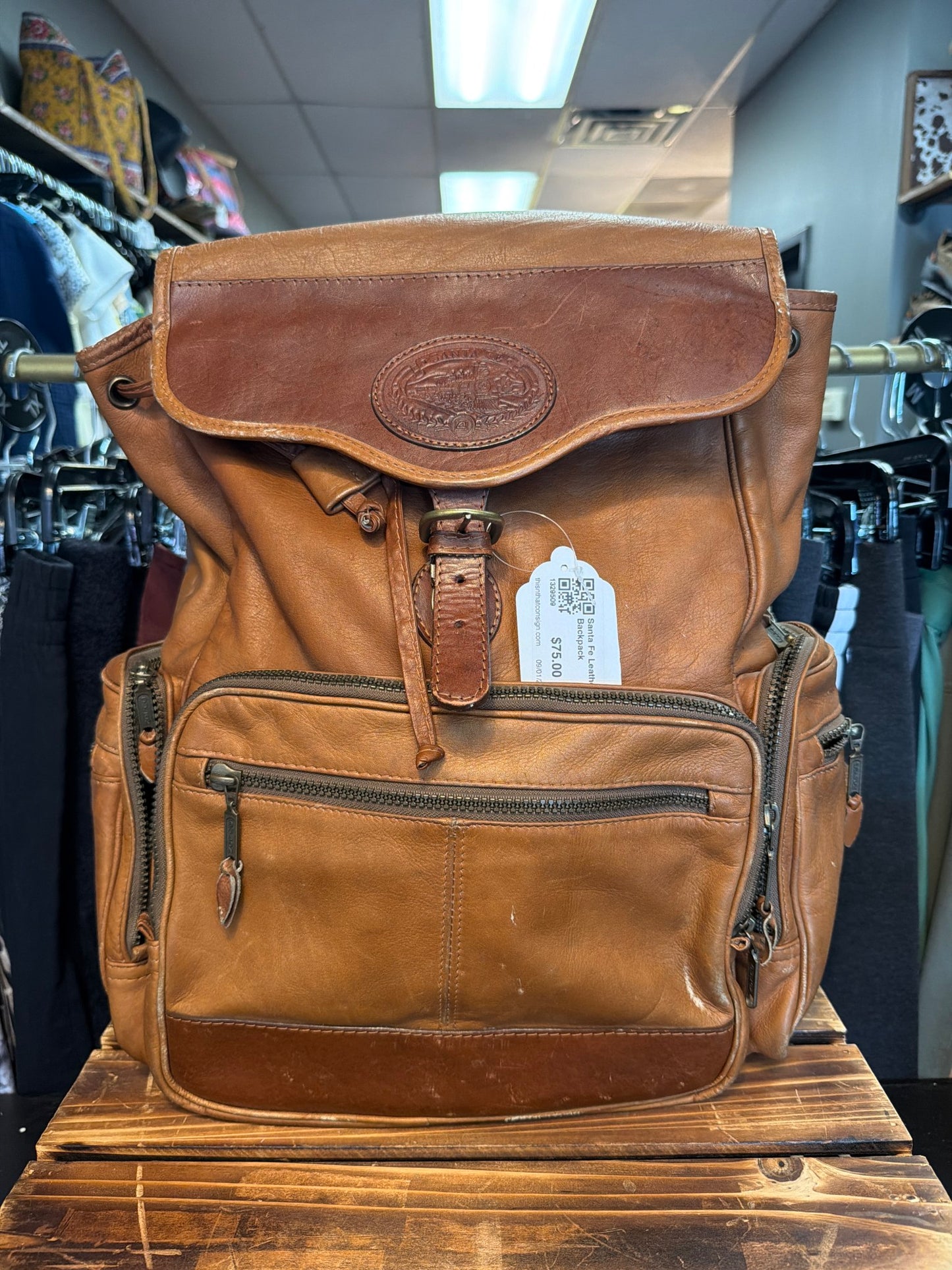 Santa Fe Leather Backpack