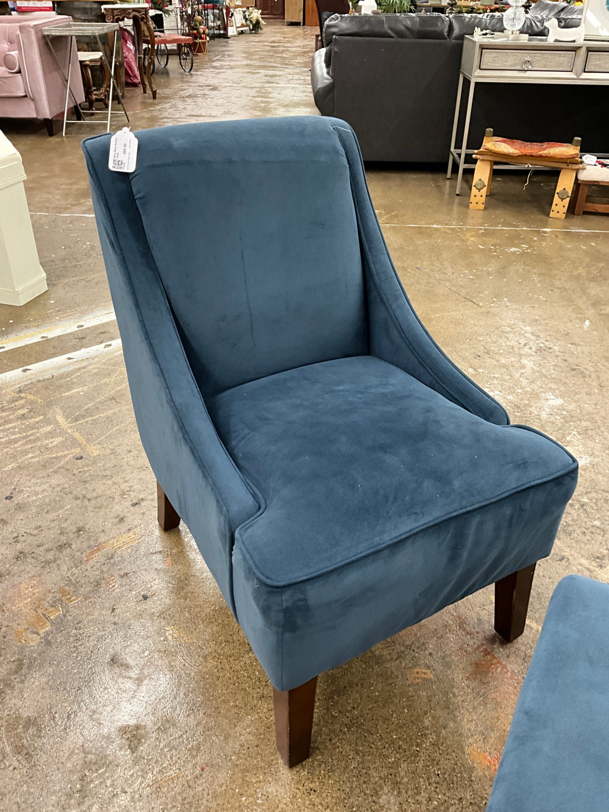 Navy Blue Accent Chair