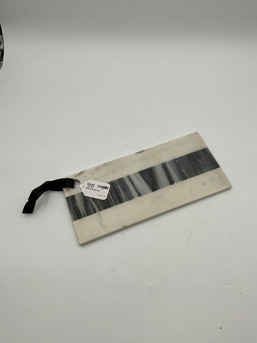 Silver & Marble Tray