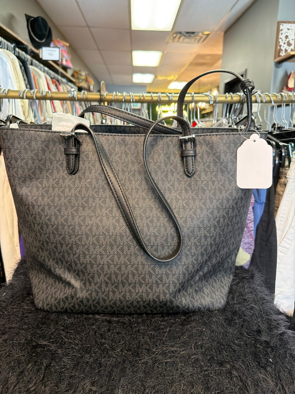 Michael Kors Black Tote w/Duster