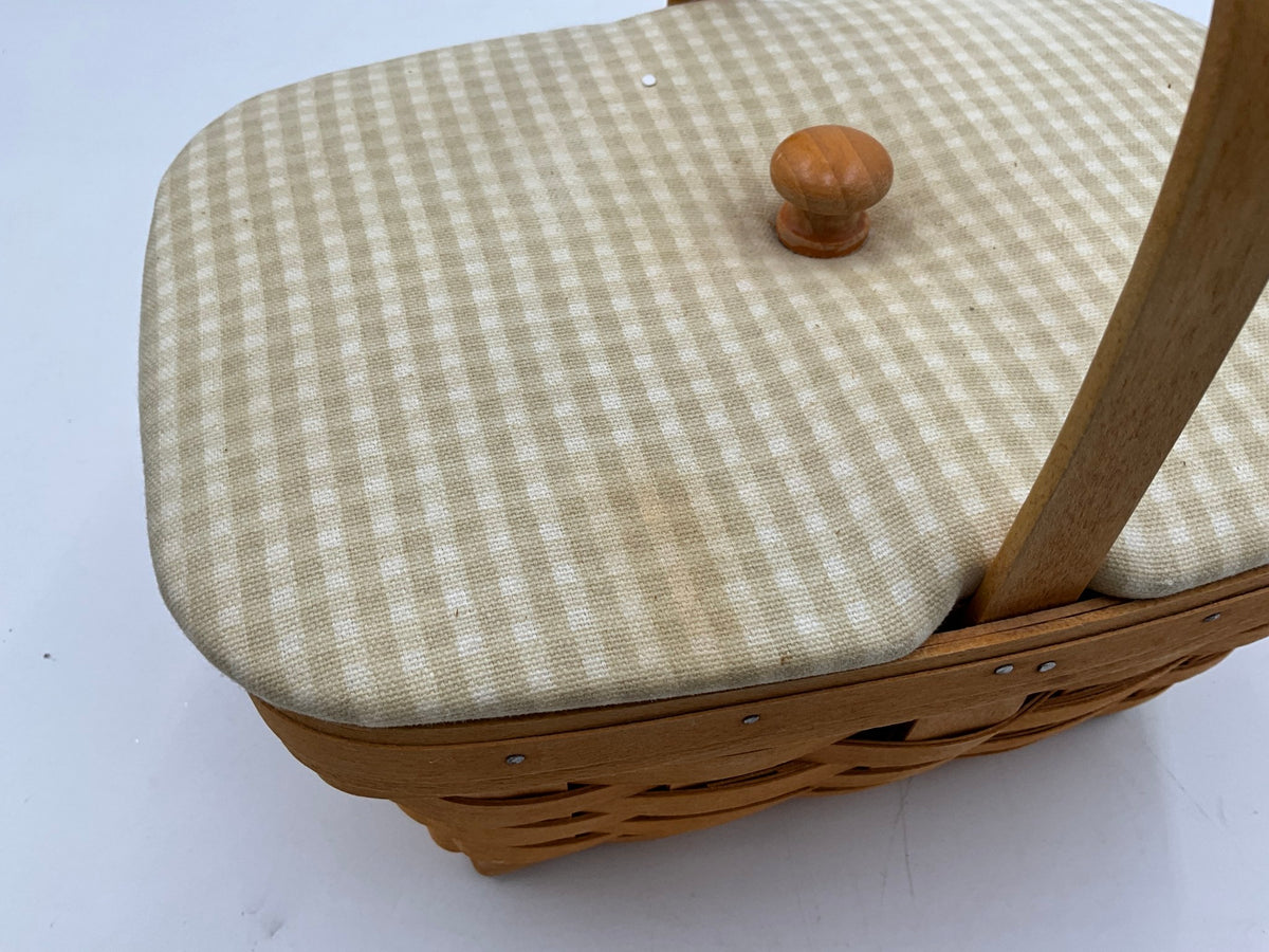 Longaberger 2000 Basket W/Lid