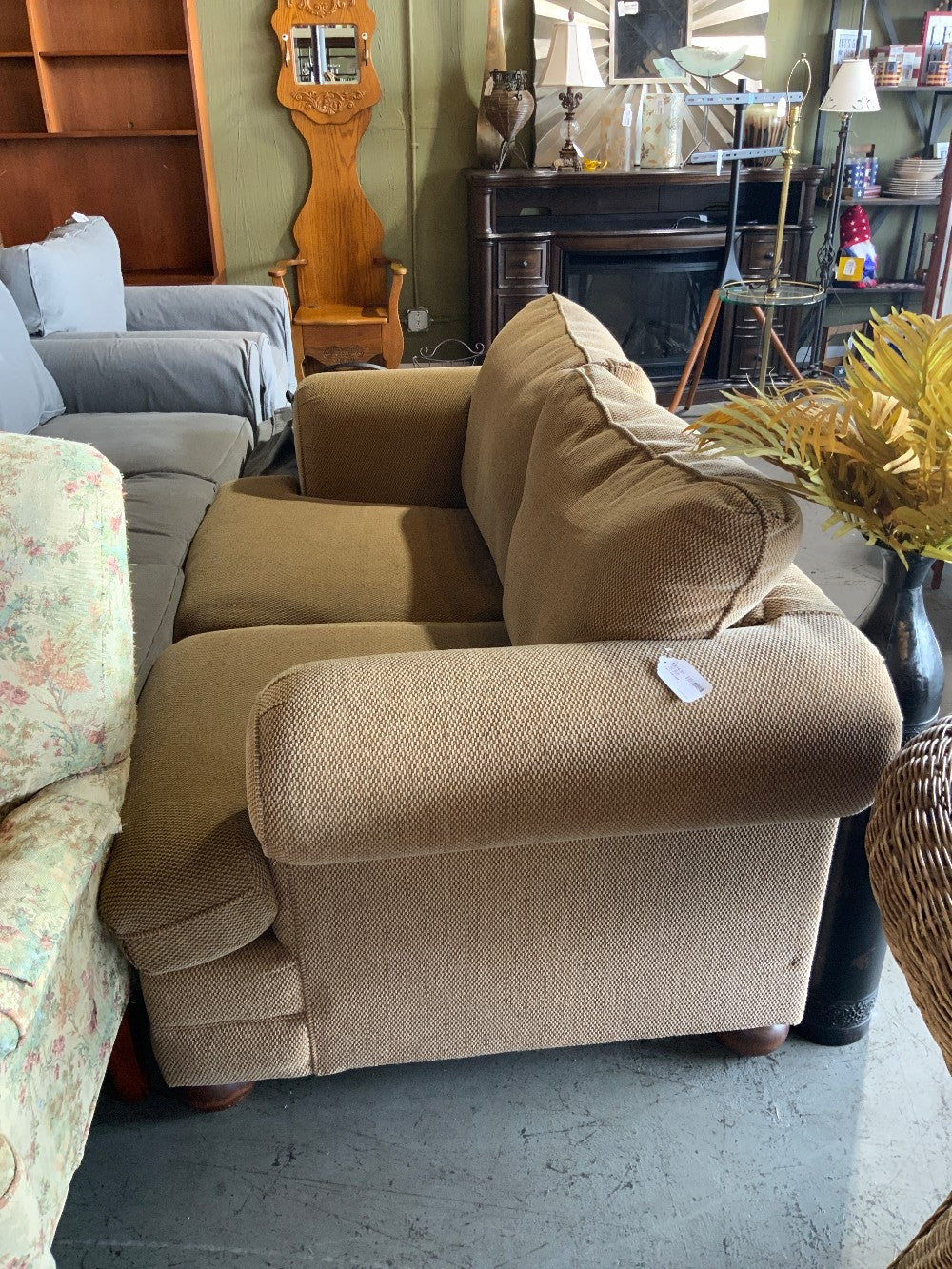Tan Love Seat