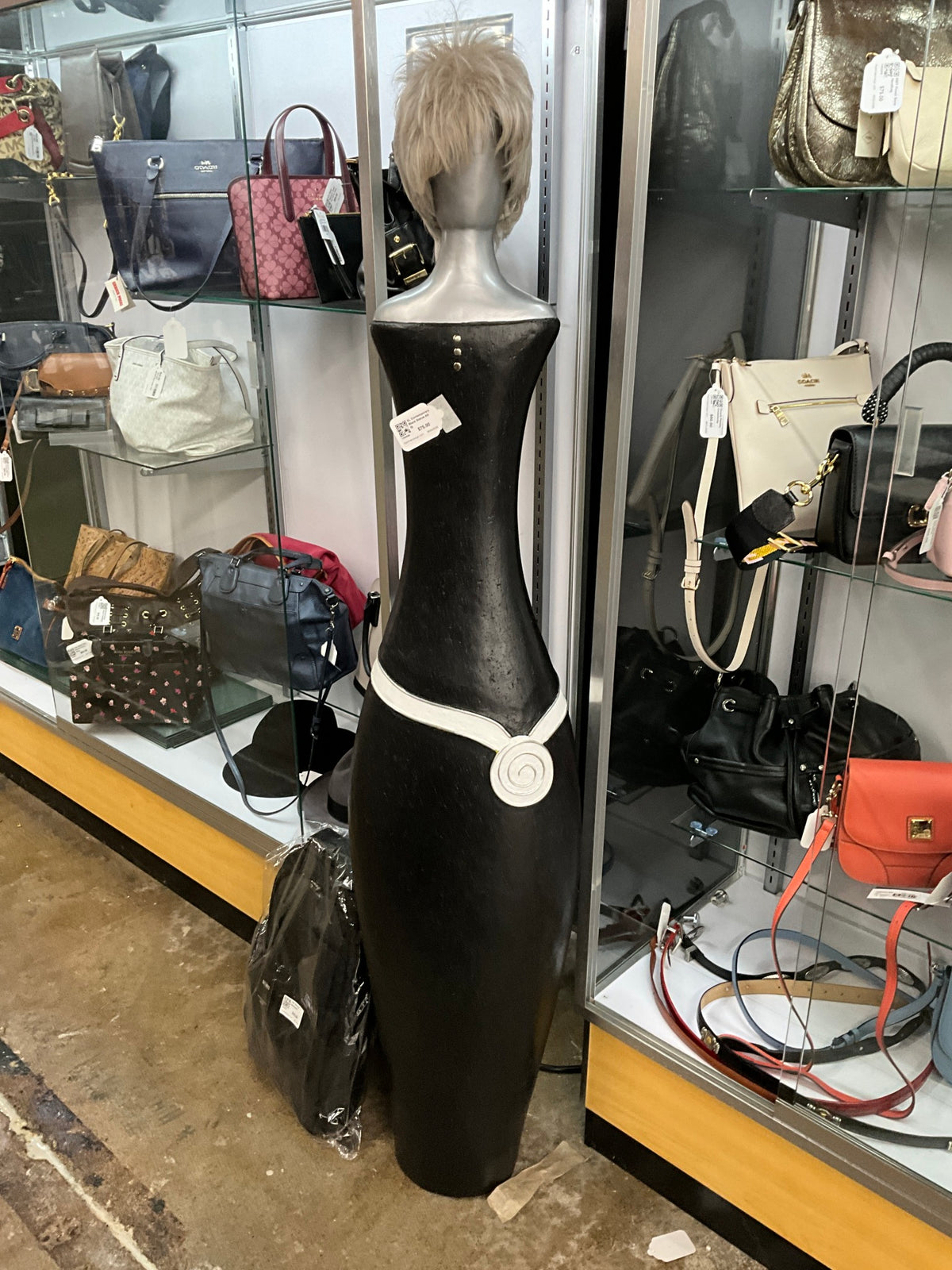XL Contemporary Black Statue AS IS