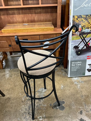 Black Swivel Barstool